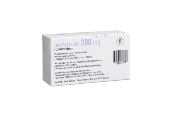 Inovelon cpr pell 200 mg 60 pce