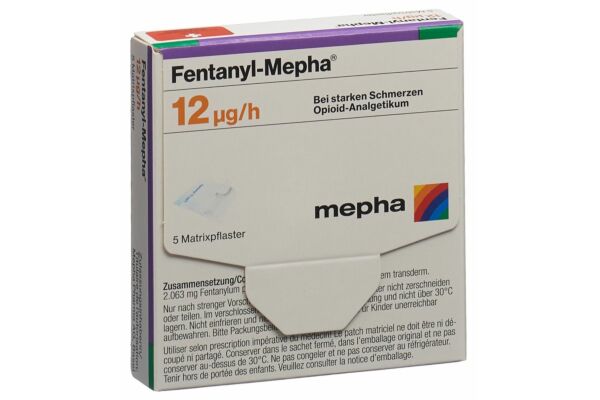 Fentanyl-Mepha patch mat 12 mcg/h 5 pce