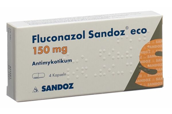 Fluconazole Sandoz eco caps 150 mg 4 pce