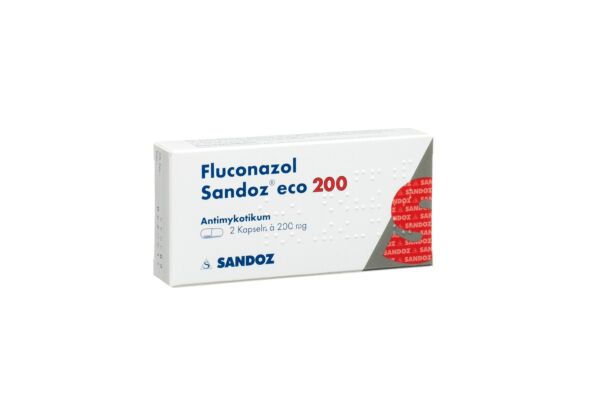 Fluconazole Sandoz eco caps 200 mg 2 pce