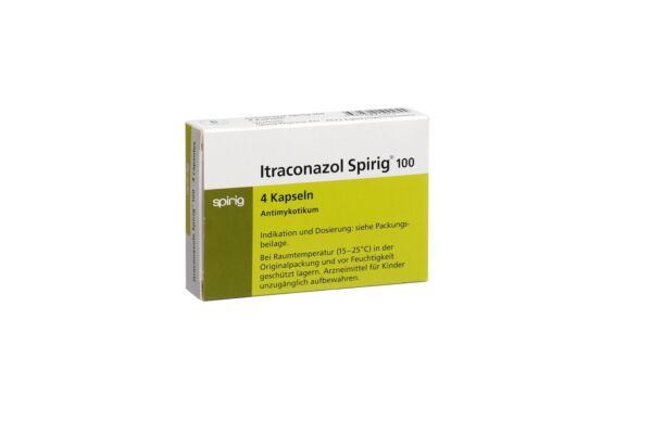 Itraconazol Spirig 4 Kaps 100 mg 4 Stk