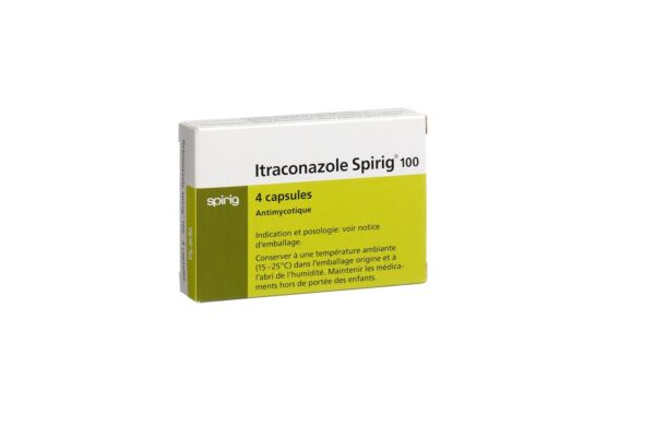 Itraconazol Spirig 4 Kaps 100 mg 4 Stk