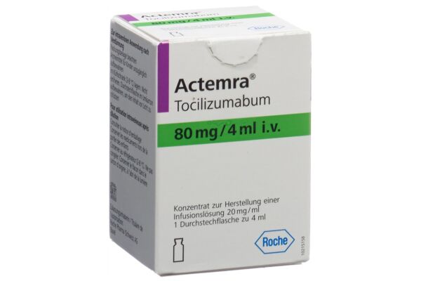 Actemra conc perf 80 mg/4ml flac 4 ml