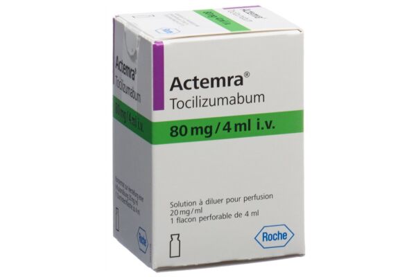Actemra conc perf 80 mg/4ml flac 4 ml