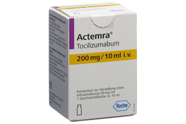 Actemra conc perf 200 mg/10ml flac 10 ml