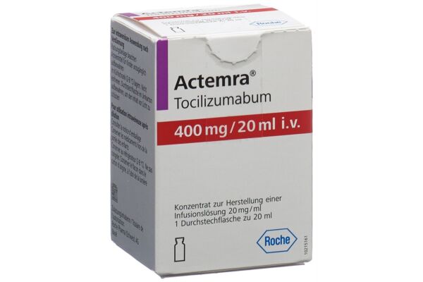 Actemra Inf Konz 400 mg/20ml Durchstf 20 ml