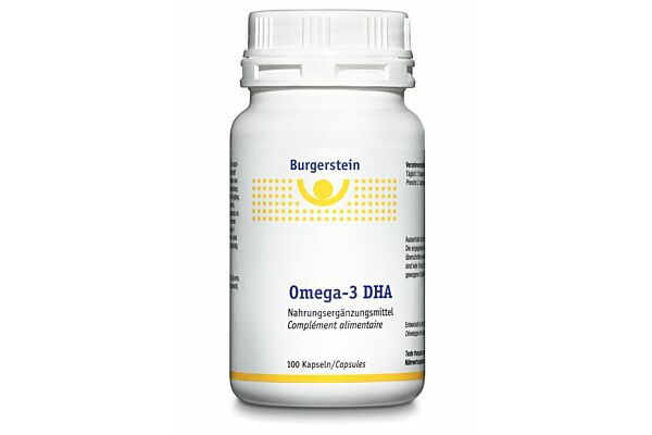 Burgerstein Omega-3 DHA caps moll bte 100 pce