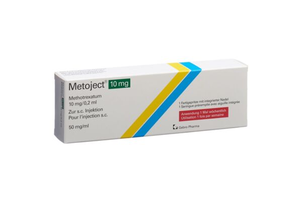 Metoject Inj Lös 10 mg/0.2ml Fertspr 0.2 ml