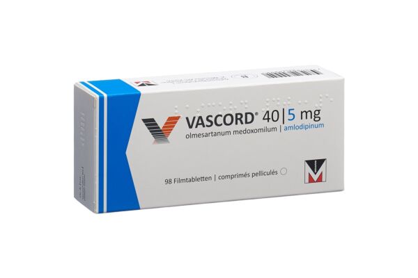 Vascord Filmtabl 40/5 mg 98 Stk