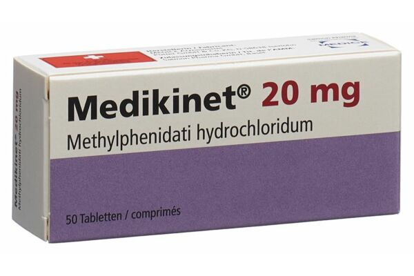 Medikinet Tabl 20 mg 50 Stk