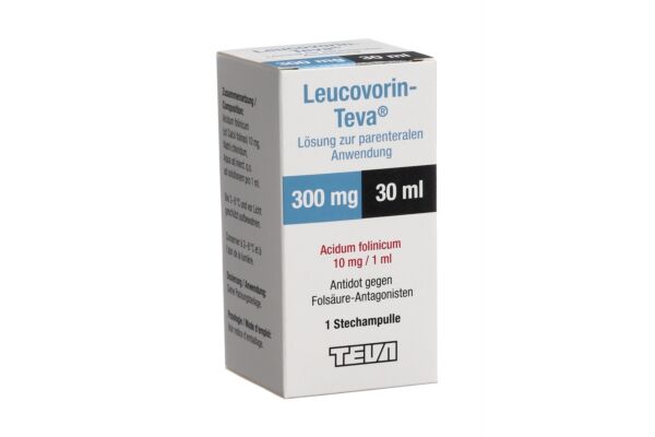 Leucovorin-Teva sol inj 300 mg/30ml flac 30 ml