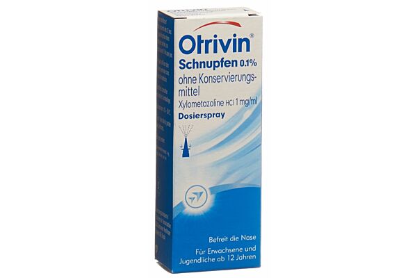 Otrivin Schnupfen Dosierspray 0.1 % ohne Konservierungsmittel 10 ml