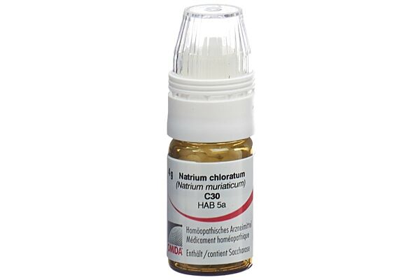 Omida natrium chloratum glob 30 C avec doseur 4 g
