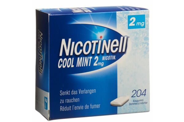 Nicotinell Gum 2 mg cool mint 204 pce