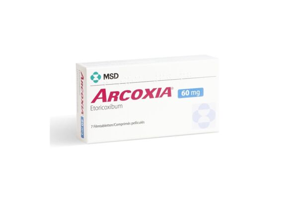 Arcoxia cpr pell 60 mg 7 pce