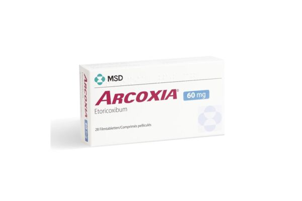 Arcoxia cpr pell 60 mg 28 pce