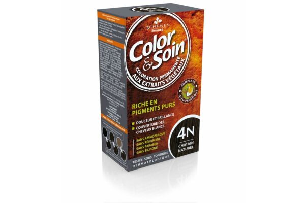Color & Soin Coloration 4N châtain naturel 135 ml