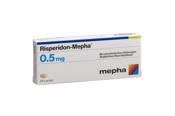 Risperidon-Mepha Lactab 0.5 mg 20 Stk