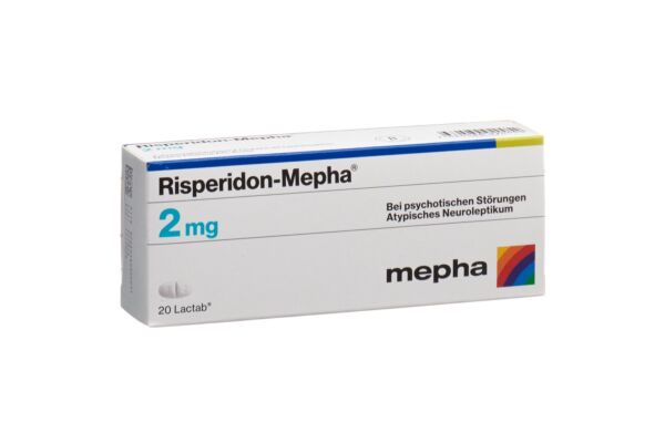 Risperidon-Mepha Lactab 2 mg 20 Stk