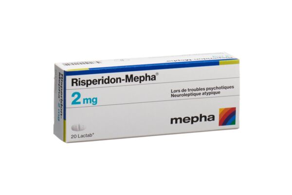 Risperidon-Mepha Lactab 2 mg 20 Stk