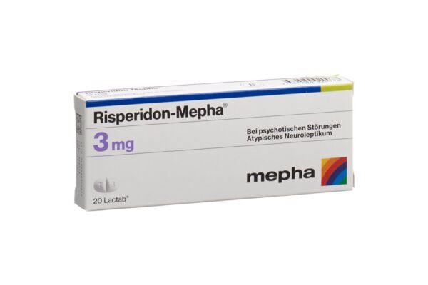 Risperidon-Mepha Lactab 3 mg 20 pce