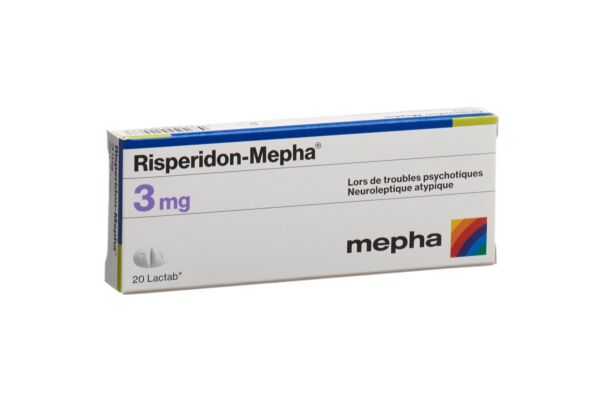 Risperidon-Mepha Lactab 3 mg 20 Stk