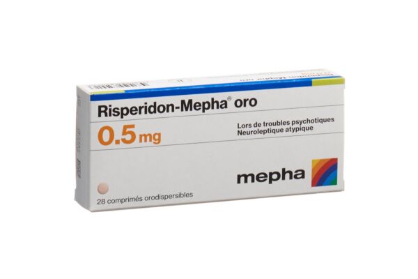 Risperidon-Mepha oro Schmelztabl 0.5 mg 28 Stk