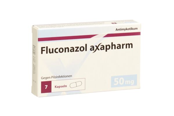 Fluconazole axapharm caps 50 mg 7 pce