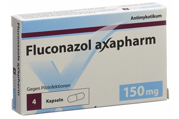 Fluconazole axapharm caps 150 mg 4 pce