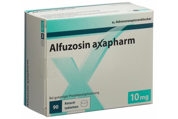 Alfuzosine Axapharm cpr ret 10 mg 90 pce