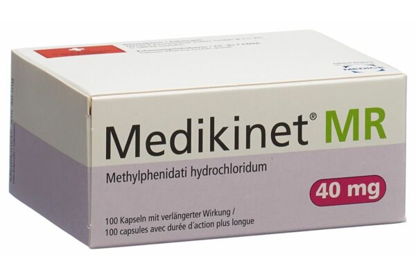 Medikinet MR caps 40 mg 100 pce