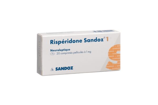 Risperidon Sandoz Filmtabl 1 mg 20 Stk