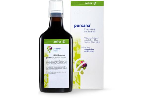 Pursana sirop aux figues avec du sorbitol fl 200 ml