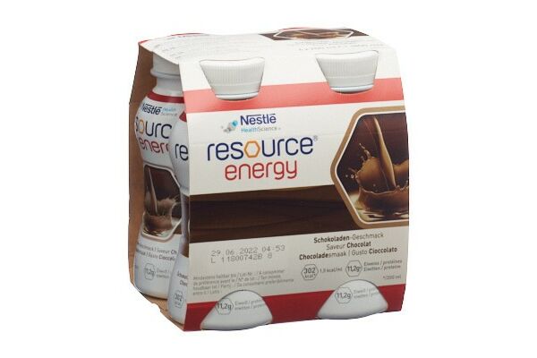 Resource Energy Schokolade 4 Fl 200 ml
