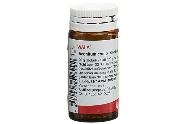 Wala Aconitum comp. Glob Fl 20 g