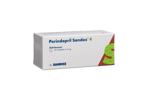 Perindopril Sandoz Tabl 4 mg 90 Stk