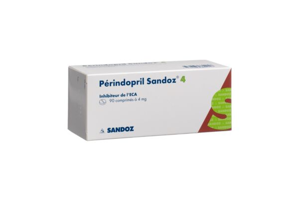 Périndopril Sandoz cpr 4 mg 90 pce