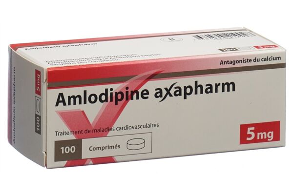 Amlodipine axapharm cpr 5 mg 100 pce