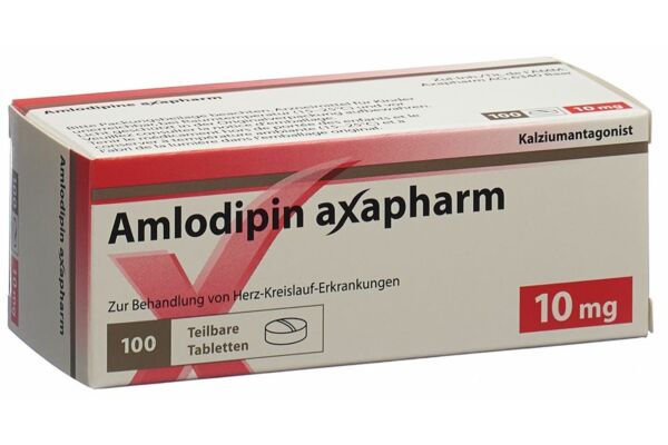 Amlodipin axapharm Tabl 10 mg 100 Stk