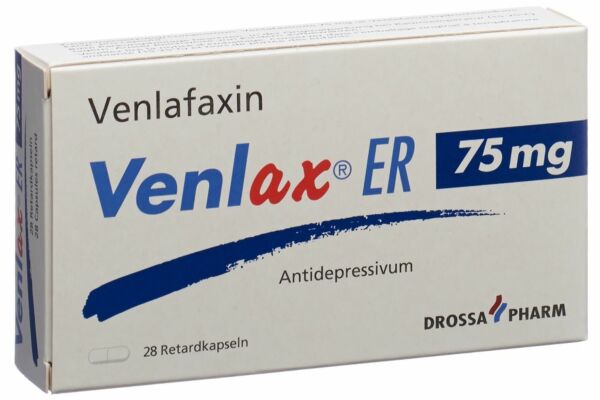 Venlax ER caps ret 75 mg 28 pce