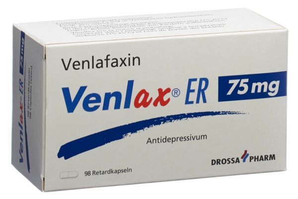 Venlax ER caps ret 75 mg 98 pce