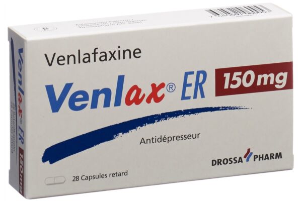 Venlax ER caps ret 150 mg 28 pce