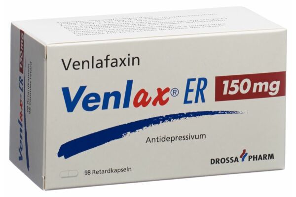 Venlax ER Ret Kaps 150 mg 98 Stk