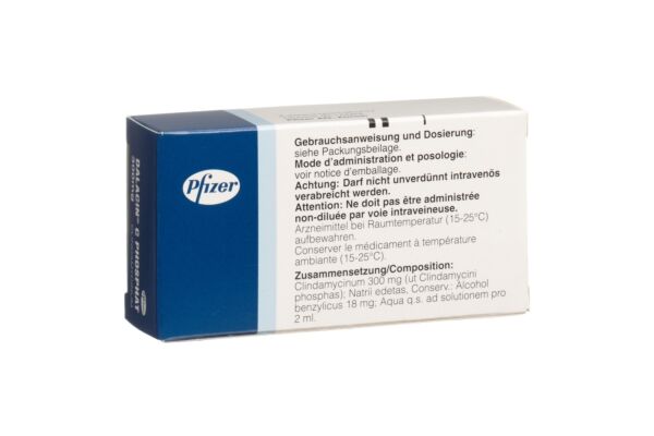 Dalacin C Phosphat Inj Lös 300 mg Amp 2 ml