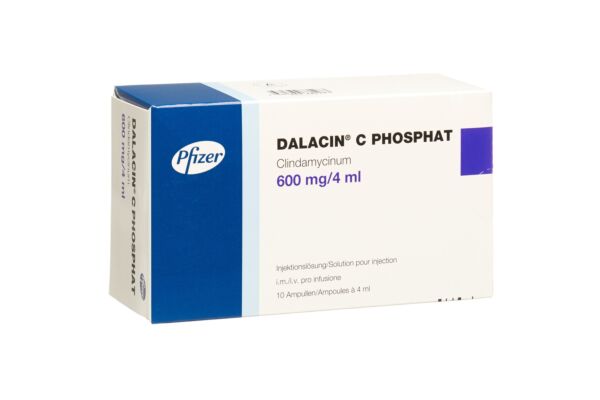Dalacin C Phosphat Inj Lös 600 mg 10 Amp 4 ml
