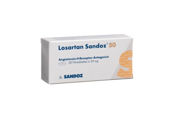 Losartan Sandoz Filmtabl 50 mg 28 Stk