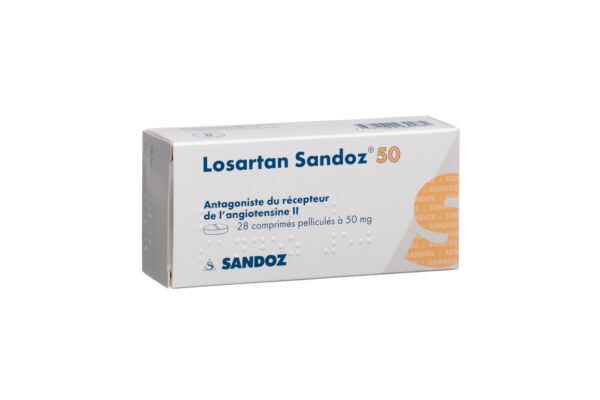 Losartan Sandoz cpr pell 50 mg 28 pce