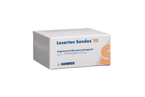 Losartan Sandoz Filmtabl 50 mg 98 Stk