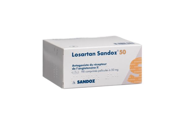 Losartan Sandoz cpr pell 50 mg 98 pce