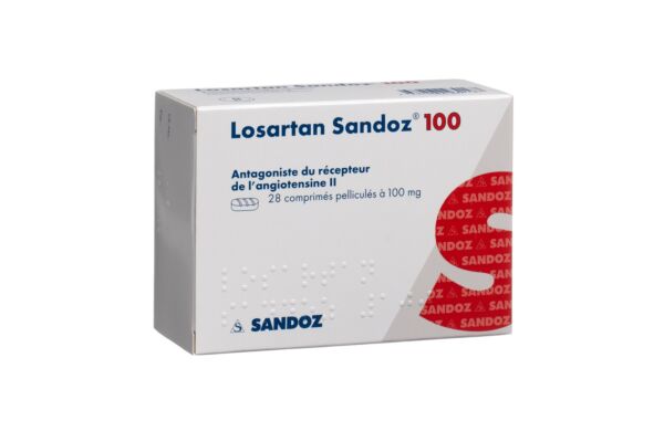 Losartan Sandoz Filmtabl 100 mg 28 Stk
